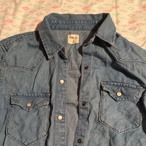 GAP Light Blue Denim Shirt
